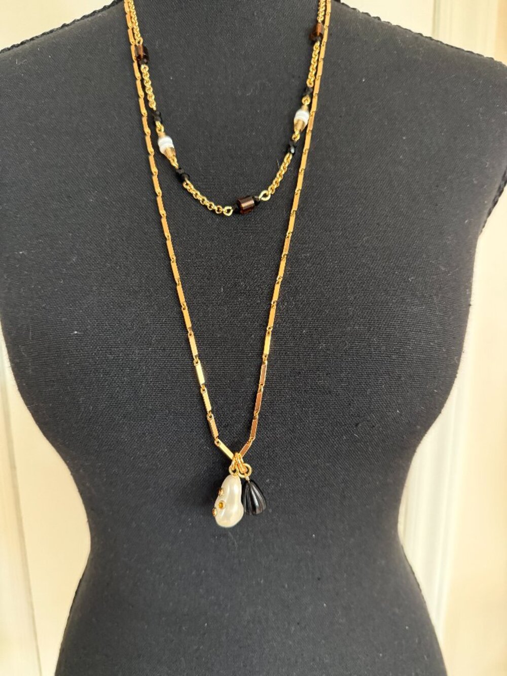 J Crew Layer Pearl Necklace